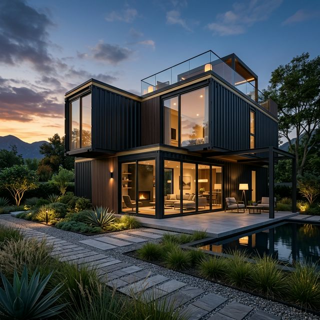 Assembled container house